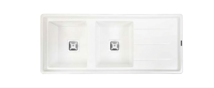 سینک گرانیتی سفید ساده / مدل : ds3607-120