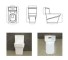 توالت فرنگی گلسار | مدل یونیک