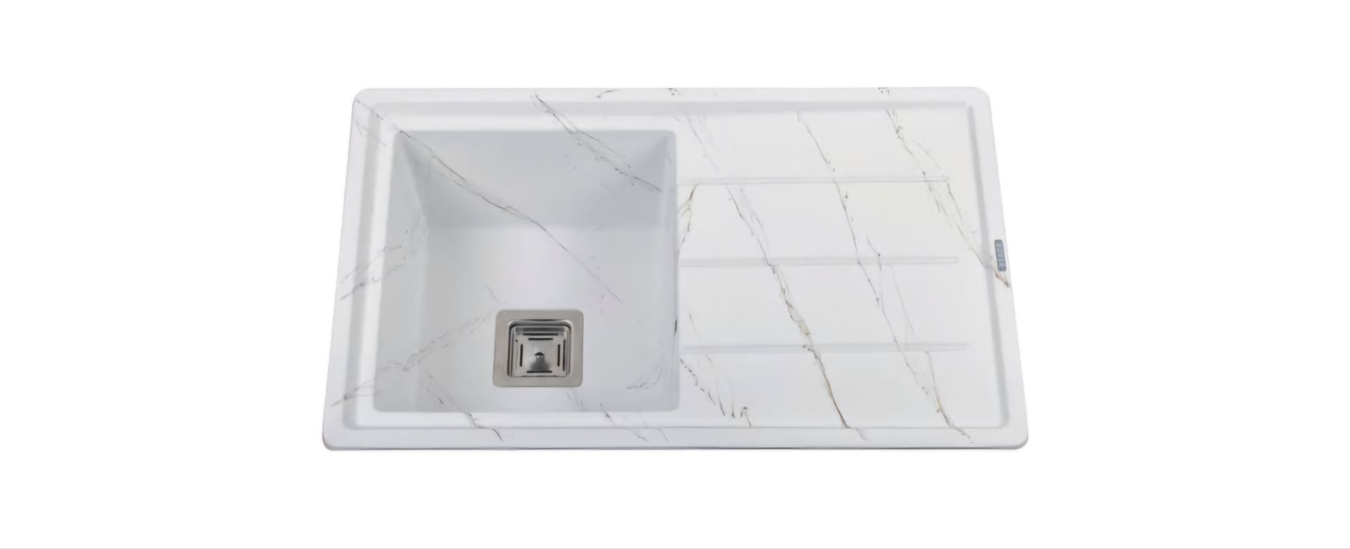 3604 سینک گرانیتی سفید رگه دار /مدل ds3604-80 - تصویر 1