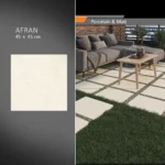 سرامیک پرسلان امین میبد مدل افران 45×45 مات