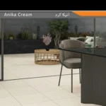 سرامیک پرسلان امین میبد مدل انیکا کرم 45×45 مات - تصویر 2