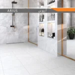 سرامیک پرسلان امین میبد مدل اریوس 40×40 مات - تصویر 2