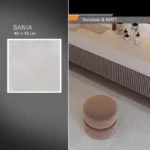 سرامیک پرسلان امین میبد مدل بانیا 40×40 مات