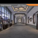 سرامیک پرسلان امین میبد مدل سیمونه زغالی 60×120 مات - تصویر 2