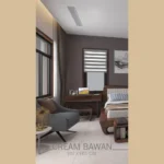 سرامیک پرسلان امین میبد مدل باوان کرم 100×100 مات - تصویر 4