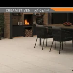 سرامیک پرسلان امین میبد مدل استیون کرم 60×60 مات - تصویر 2