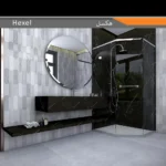 سرامیک پرسلان امین میبد مدل هگزل 60×120 مات - تصویر 2