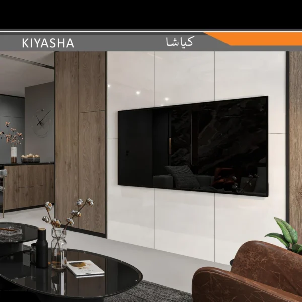 سرامیک پرسلان امین میبد مدل کیاشا 60×120 سوپر نانو پولیش - تصویر 2