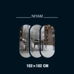 سرامیک پرسلان امین میبد مدل نیام 100×100 مات - تصویر 2