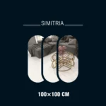 سرامیک پرسلان امین میبد مدل سمیتریا 100×100 سوپر نانو پولیش - تصویر 2