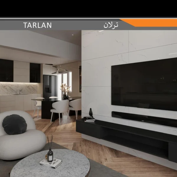 سرامیک پرسلان امین میبد مدل ترلان 60×120 سوپر نانو پولیش - تصویر 2