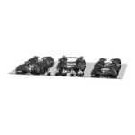 اجاق گاز درسا مدل DG2102-5M روشا شیشه ای 5 شعله - تصویر 3
