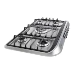 اجاق گاز درسا مدل DG2215-5M استیل 5 شعله - تصویر 7