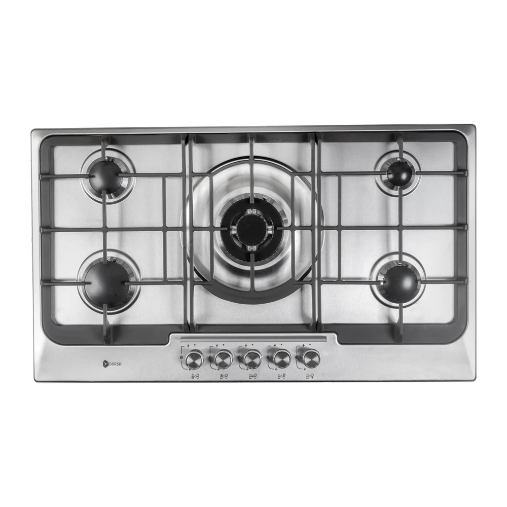 dorsa-gas-dg2216-5m-1 اجاق گاز درسا مدل DG2216-5M استیل 5 شعله