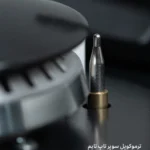 اجاق گاز ایلیا استیل مدل G547 شیشه ای مشکی 5 شعله - تصویر 7
