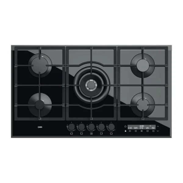 اجاق گاز کن مدل GT502 شیشه ای 5 شعله