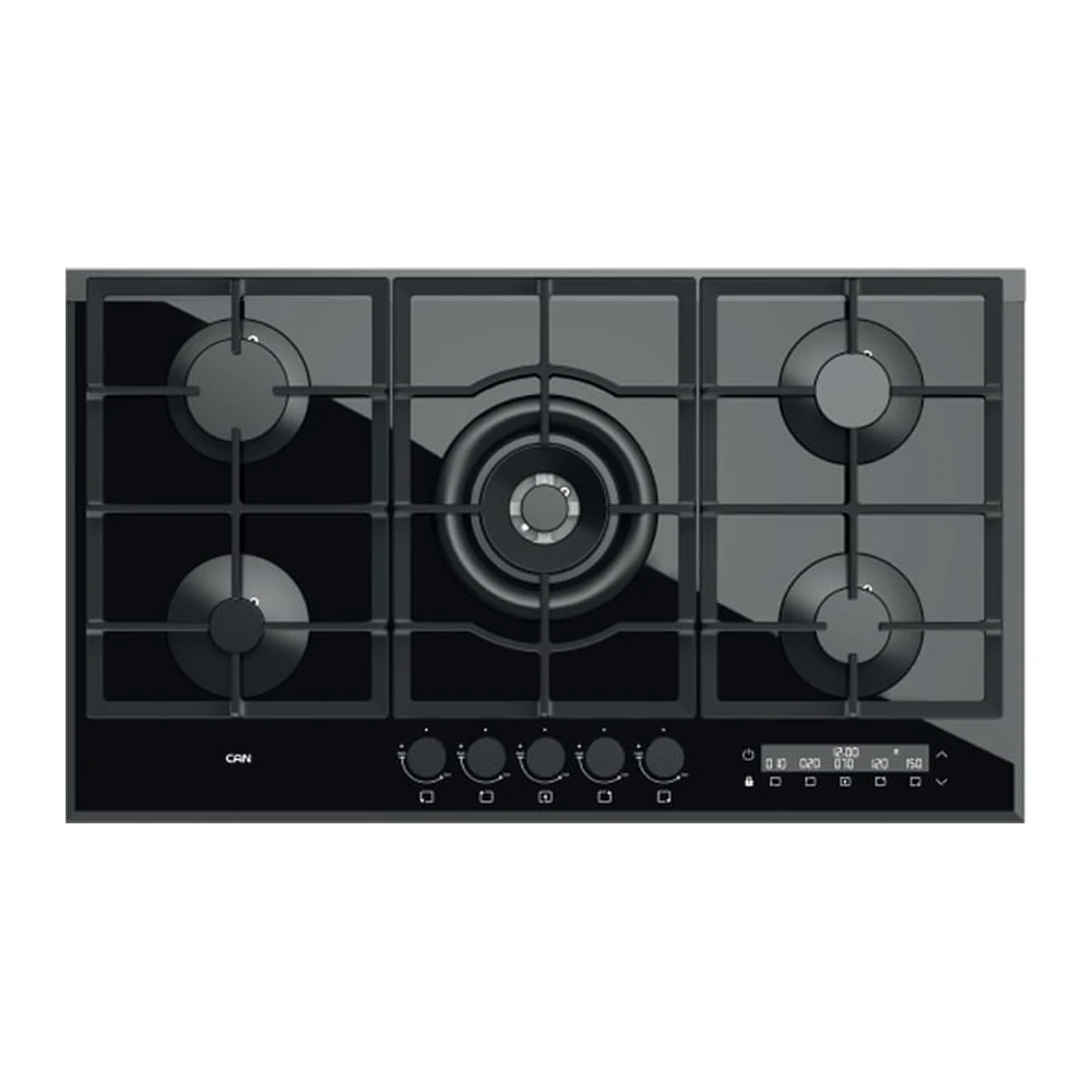 kenn-gas-gt502-1 اجاق گاز کن مدل GT502 شیشه ای 5 شعله
