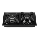 اجاق گاز سیمر مدل G270 شیشه ای مشکی 2 شعله