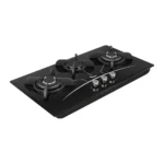 اجاق گاز سیمر مدل G370 شیشه ای مشکی 3 شعله - تصویر 3