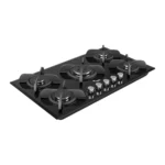 اجاق گاز سیمر مدل G575 شیشه ای مشکی 5 شعله - تصویر 2
