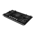 اجاق گاز سیمر مدل G576 شیشه ای مشکی 5 شعله - تصویر 2