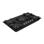 اجاق گاز سیمر مدل G576 شیشه ای مشکی 5 شعله - تصویر 3