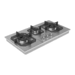 اجاق گاز سیمر مدل S311 استیل 3 شعله - تصویر 4